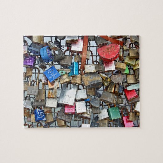Liefde sloten legpuzzel (Horizontaal)
