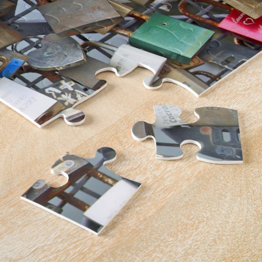 Liefde sloten legpuzzel (Zijkant)