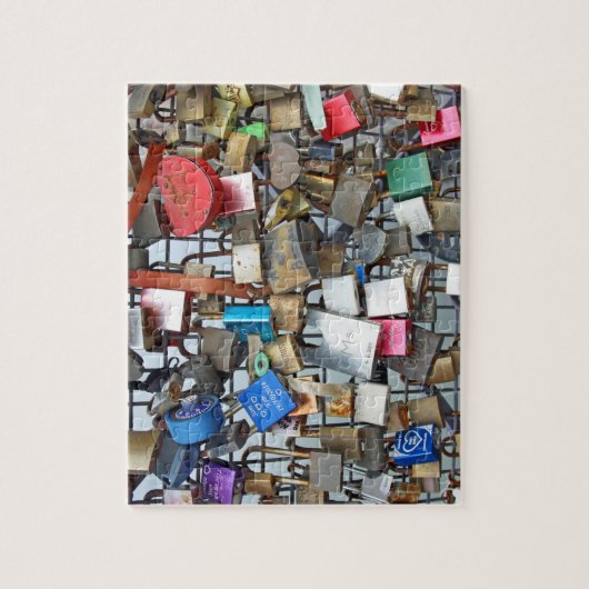 Liefde sloten legpuzzel (Verticaal)