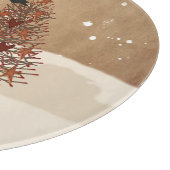 Liefde smelt nooit sneeuwpop glas snijplank (Hoek)