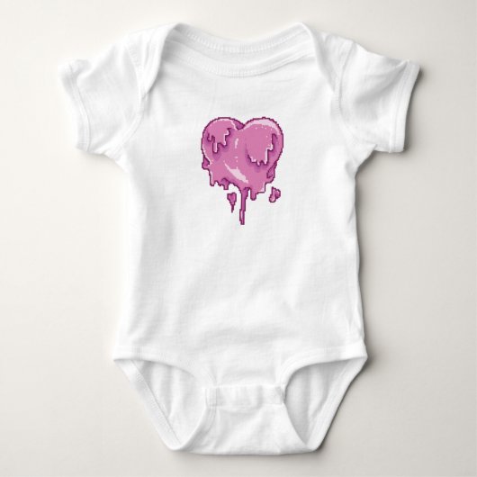 Liefde Smelt Pixel Art Romper (Voorkant)