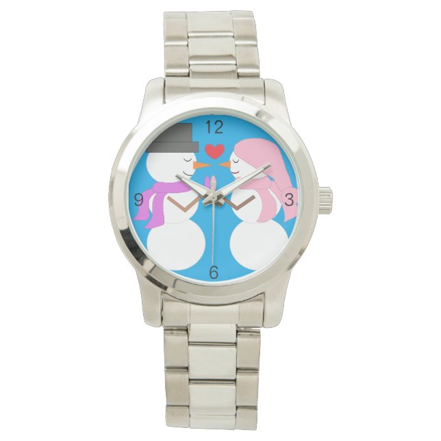 Liefde & Sneeuwmensen: Horloge (Voorkant)