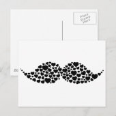 Liefde snor briefkaart (Voorkant / Achterkant)