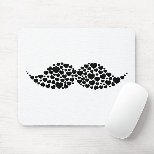 Liefde snor muismat (Met muis)