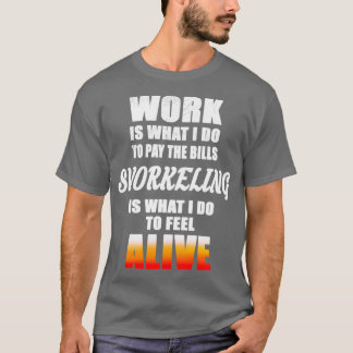 Liefde snorkeling t-shirt