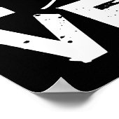 Liefde Snowboard Jeugd Freestyle Snowboarden Kinde Poster (Hoek)