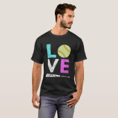 Liefde Softball Best T-shirt (Voorkant volledig)