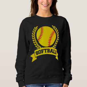 Liefde Softball voor Tiener Meisjes en Vrouwen Coo Trui