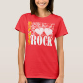 Liefde: Solid als Rock Design T-Shirt (Voorkant)