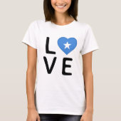 Liefde - Somalische vlag T-shirt (Voorkant)