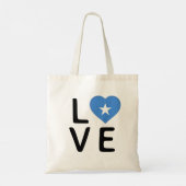 Liefde - Somalische vlag Tote Bag (Achterkant)
