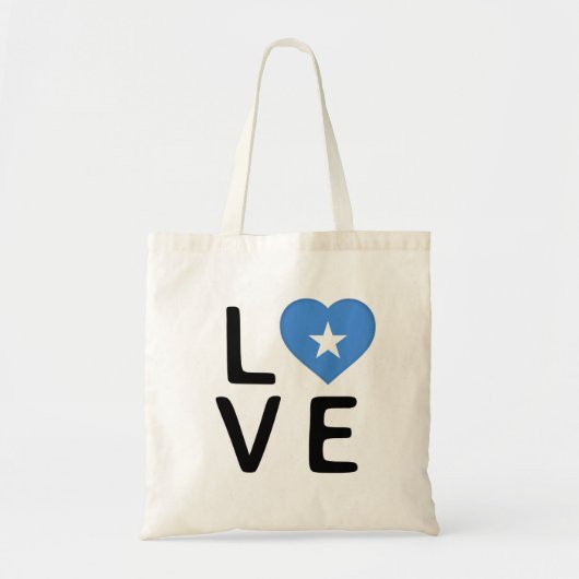 Liefde - Somalische vlag Tote Bag (Voorkant)