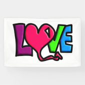 Liefde Spandoek (Horizontaal)