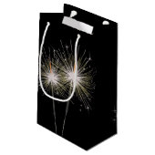 Liefde Sparklers op Black Klein Cadeauzakje (Achterkant Gekanteld)