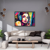 Liefde Spelen Spelletjes Pop Kunst Poster