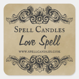 Liefde Spell Candle Labels