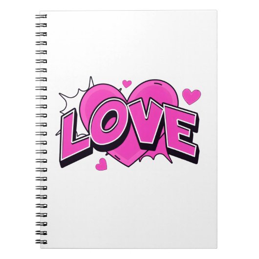 LIEFDE Spiraal Foto Notitieboek (Voorkant)
