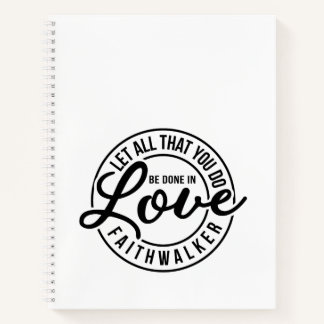 Liefde spiraal lijn notitieboek
