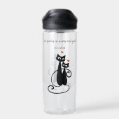 Liefde spreekt in pruiken en zachte mondjes waterfles (Achterkant)