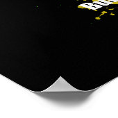 Liefde spreekwoorden Bijbel Verse Neon Paint Splat Poster (Hoek)