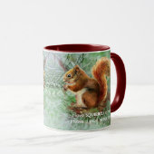 Liefde SQUIRRELS zo veel als ik het Citaat Mok (Voorkant rechts)