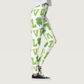 Liefde St Patrick's Day Clover Leggings (Rechts)