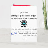 Liefde staat in bloei! #2 feestdagen kaart (Achterkant)