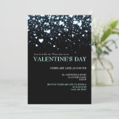 Liefde staat in de uitnodiging van de Air Valentij (Staand voorkant)