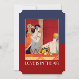 Liefde staat in de uitnodiging van de Air Valentij