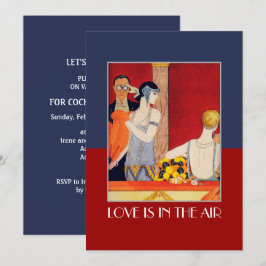 Liefde staat in de uitnodiging van de Air Valentij