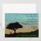 Liefde staat op de uitnodiging van het Horizon Wed (Voorkant / Achterkant)