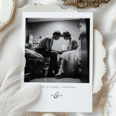 "Liefde staat sterk" Foto Dank je wel kaart