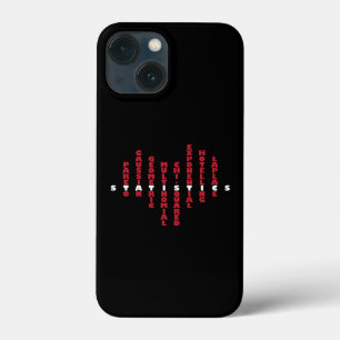 Liefde statistiek iPhone case (donkere kleur)