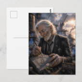 Liefde / Steenhouwer / Olieplatform Briefkaart (Voorkant / Achterkant)