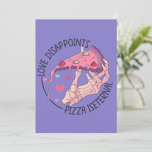 Liefde Stelt Teleur Pizza Is Eeuwig Anti Valentijn Feestdagenkaart
