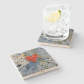 Liefde Stenen Onderzetter (Zijkant)