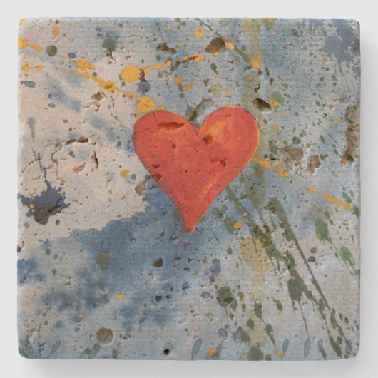 Liefde Stenen Onderzetter (Voorkant)