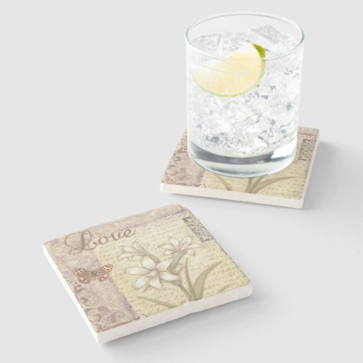 Liefde Stenen Onderzetter (Zijkant)