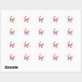 Liefde Ster Sticker (Vel)