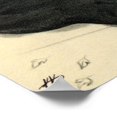 Liefde sterft nooit rouwend om Angel Poster (Hoek)