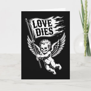 Liefde Sterft Zombie Cupido Anti Valentijnsdag Kaa Kaart
