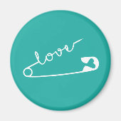 Liefde Sterkte Samen Aqua Magneet (Voorkant)