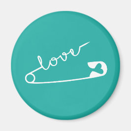 Liefde Sterkte Samen Aqua Magneet