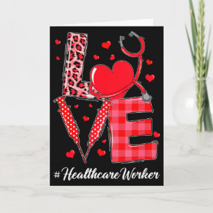 Liefde Stethoscoop Zorgverlener Luipaard Valenti Kaart