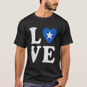 Liefde steun Somalië Ik sta bij Somalië T-shirt
