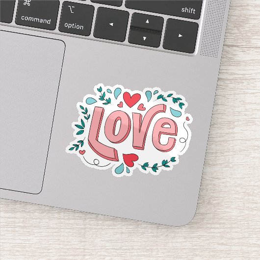 Liefde sticker (Detail)