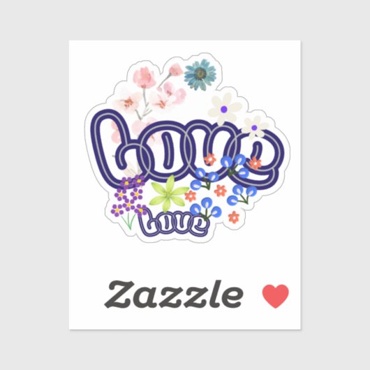 liefde sticker (Vel)