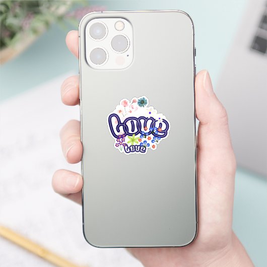 liefde sticker (Telefoon)