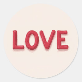 Liefde sticker