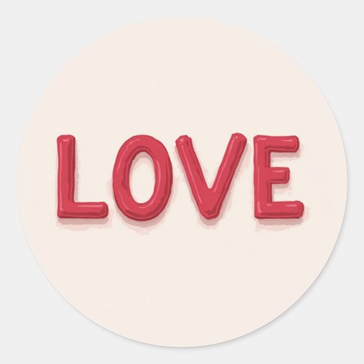 Liefde sticker (Voorkant)